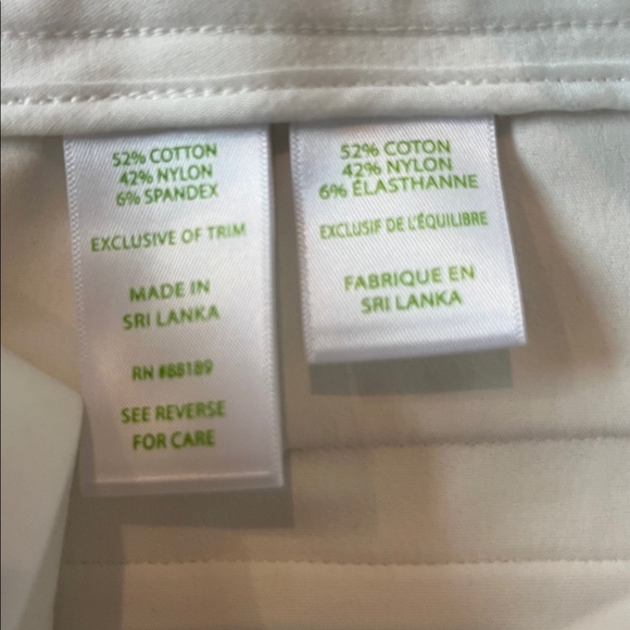 Lilly Pulitzer Chantal Stretch Dinner Pants in Ivory Size 4 - Picture 6 of 9